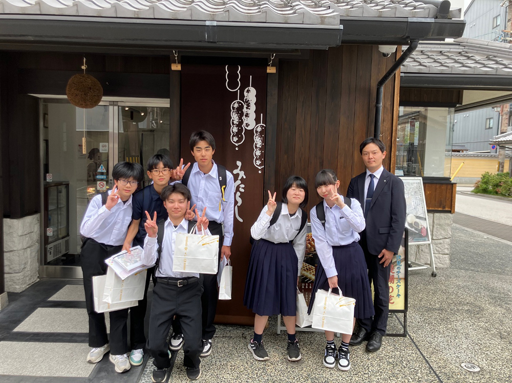 飯綱中学校の皆さんにお越しいただきました